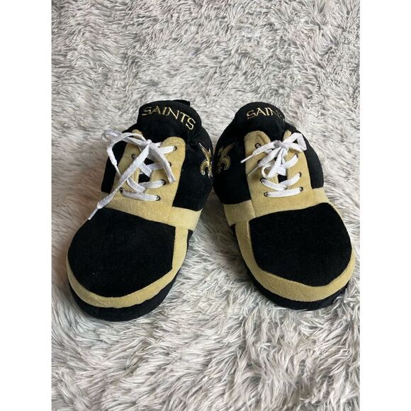 Forever Collectibles Saints Faux  Sneaker Slippers - Picture 1 of 5
